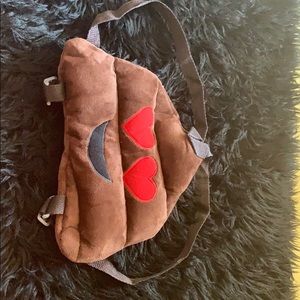 Poop emoji child’s backpack